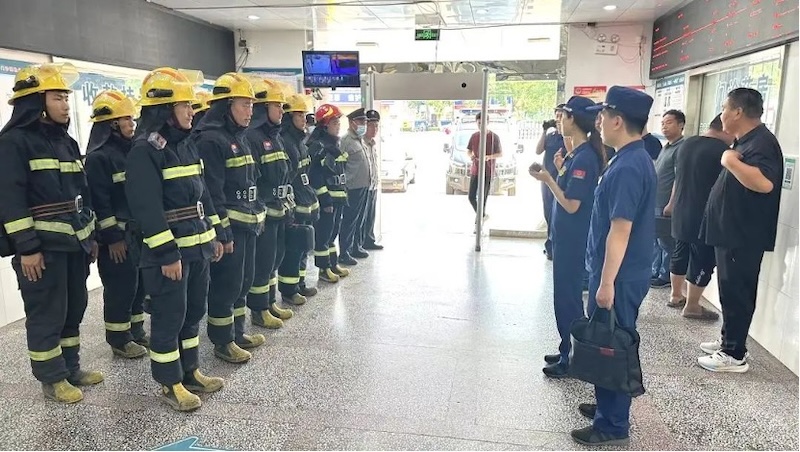 枣庄市精神卫生中心联合枣庄市中区消防支队开展消防安全培训活动